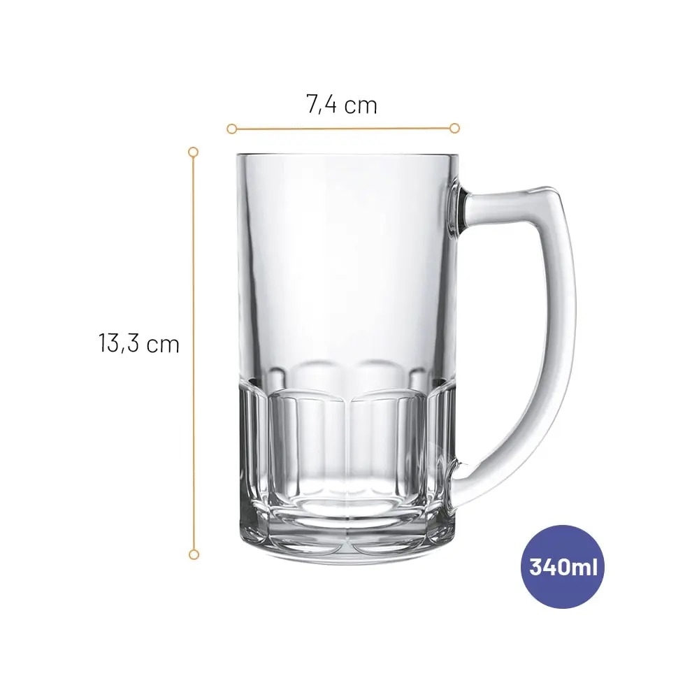 CANECA CHOPP BISTROL 340 ML 