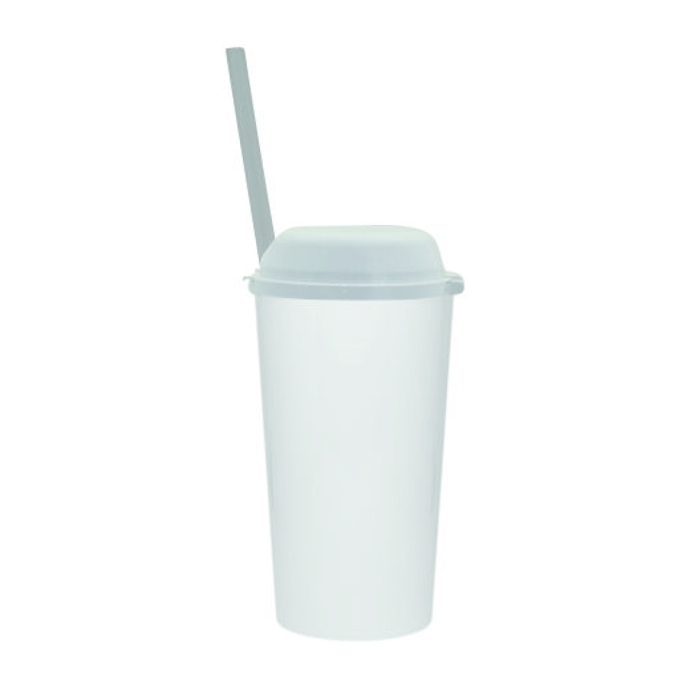 Copo 600 ML com Tampa Porta Snacks