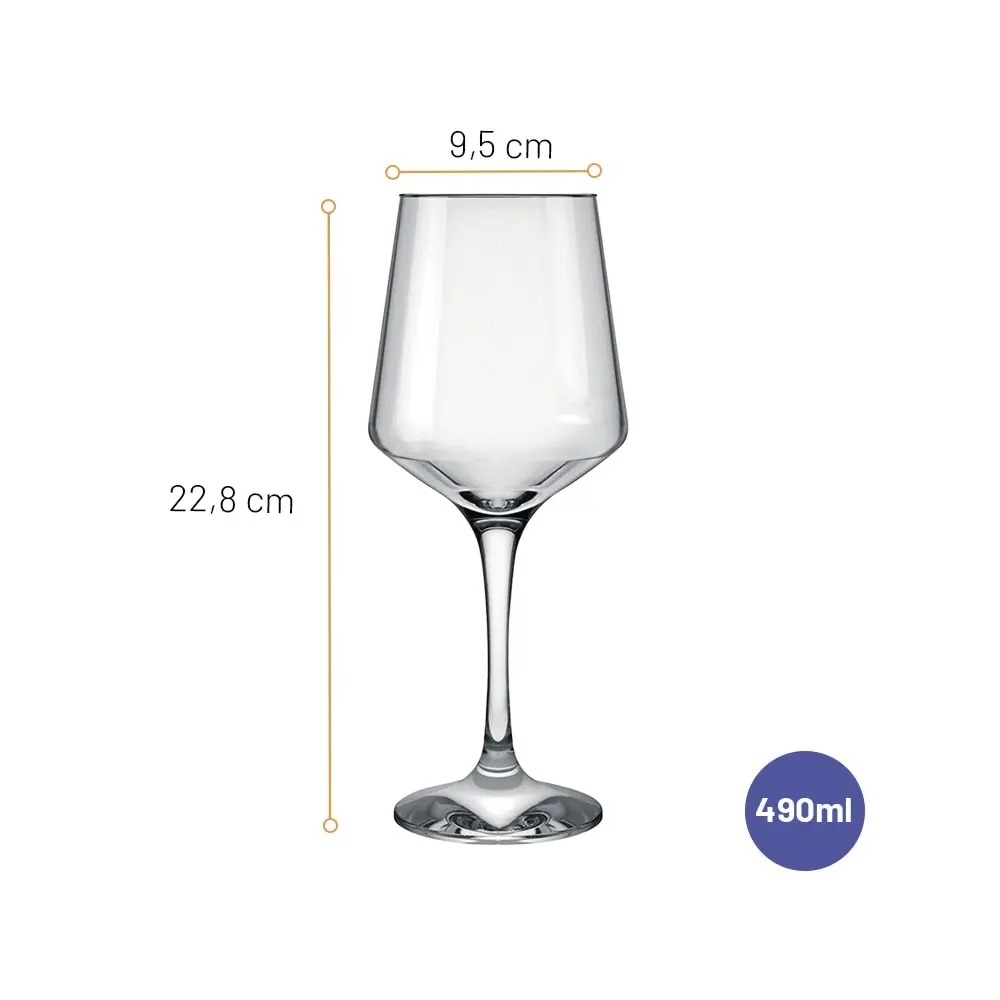 TAÇA DE VINHO BRUNELLO 490 ML 